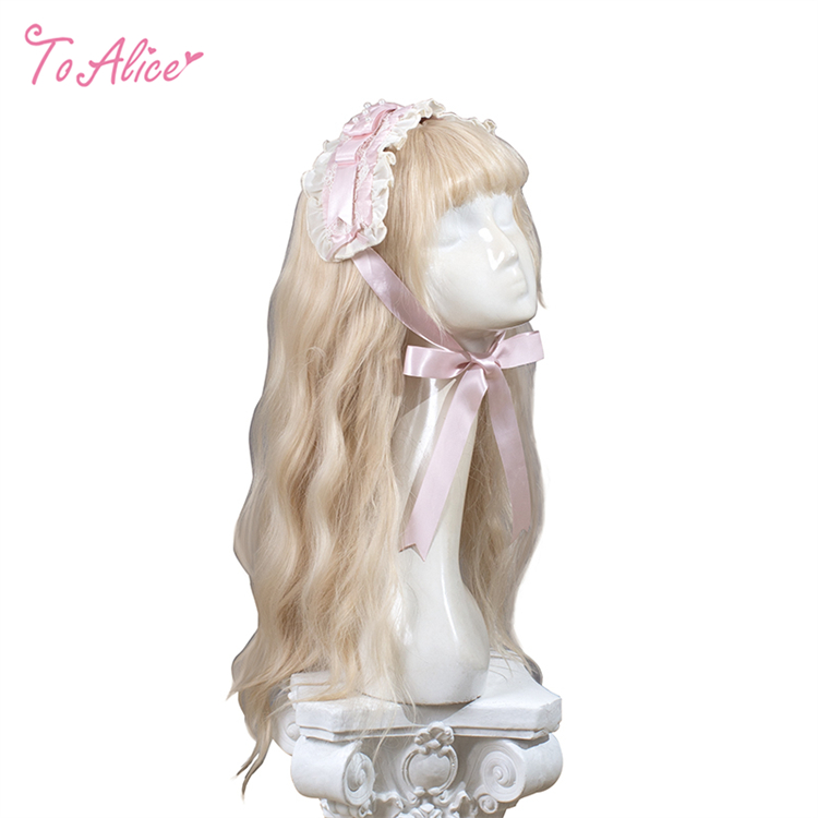 画像1: 【ToAlice】LS116 Suger pinkヘッドドレス (1)