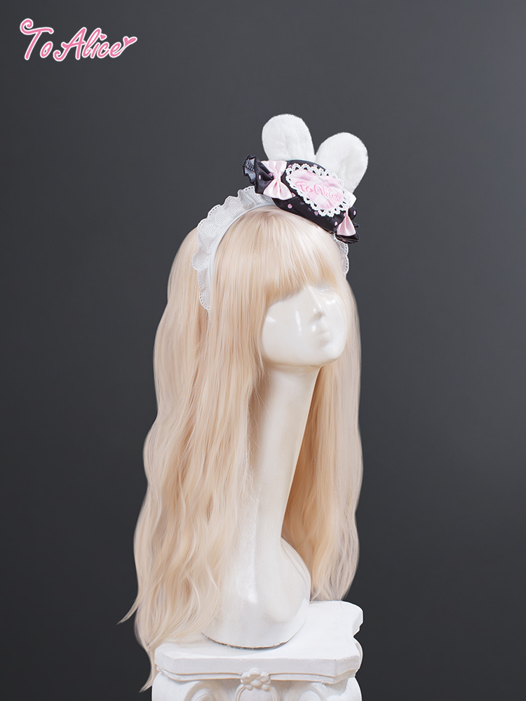 画像2: 【ToAlice】 LS85キャンディドールうさ耳カチューシャ (2)