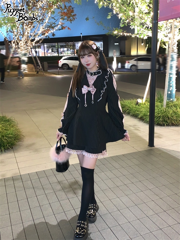 画像17: 【PuppetBombs】Q104 リボンデコセットアップ【30%OFF】 (17)