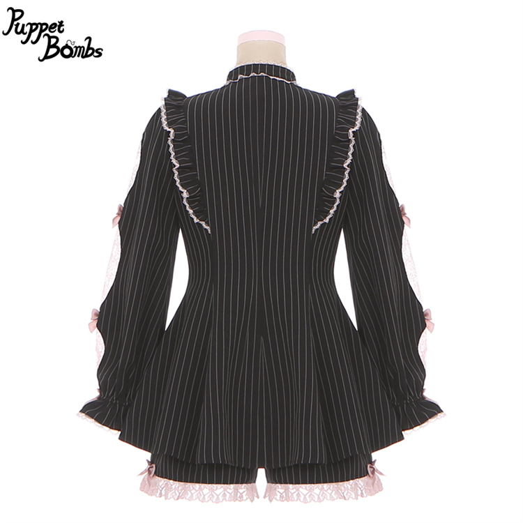 画像2: 【PuppetBombs】Q104 リボンデコセットアップ【30%OFF】 (2)