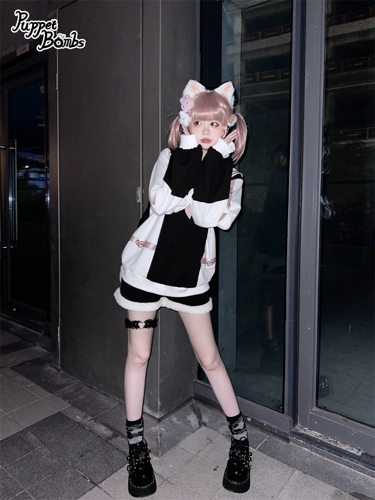 画像7: 【Last one】【PuppetBombs】Q22 ビッグシルエットセーラートップス【30%OFF】 (7)