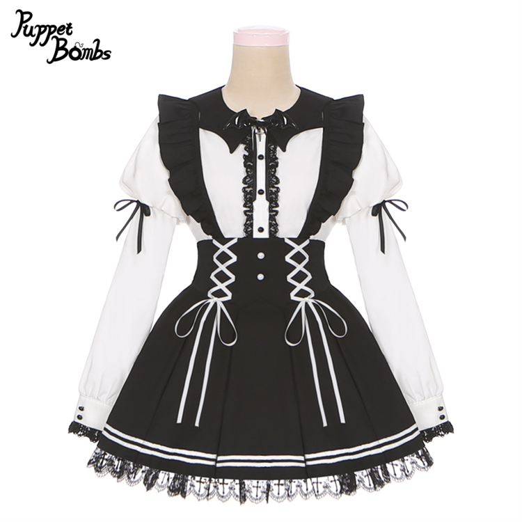 画像5: 【PuppetBombs】Q261 小悪魔羽サス付きスカート【30%OFF】 (5)