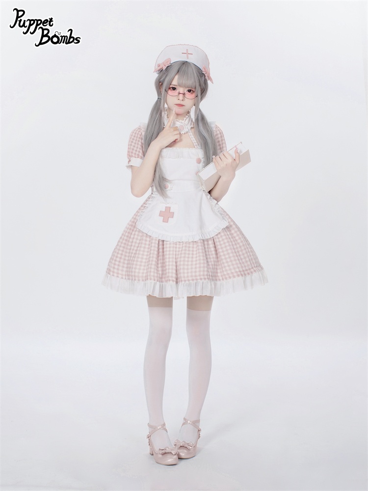 画像29: 【PuppetBombs】QS110 クロス刺繡ナースキャップ (29)