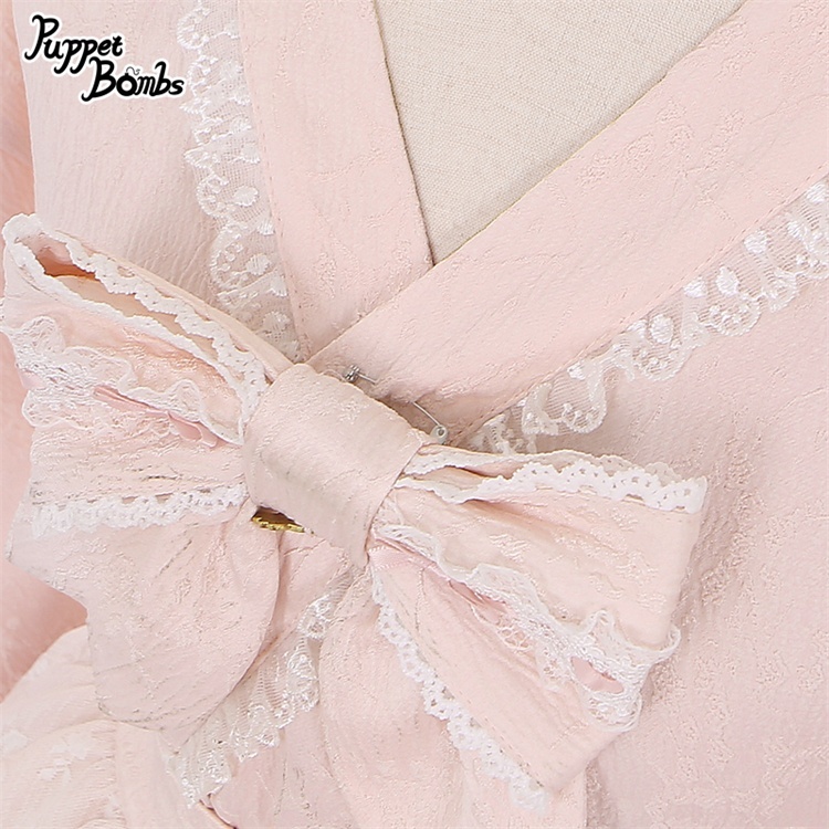 画像4: 【PuppetBombs】Q285 桜メイド浴衣セット【30%OFF】 (4)