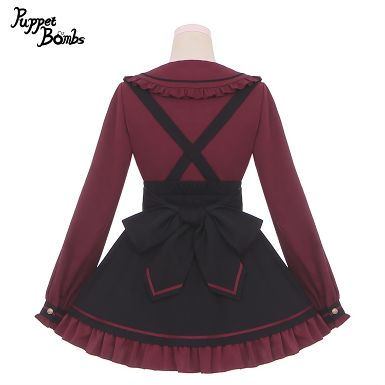 画像5: 【PuppetBombs】Q295 黒魔法少女の学園制服ブラウス【30%OFF】 (5)