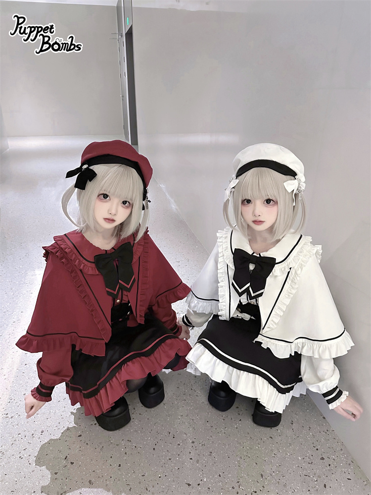 画像7: 【PuppetBombs】QS123 黒魔法少女ベレー帽 (7)