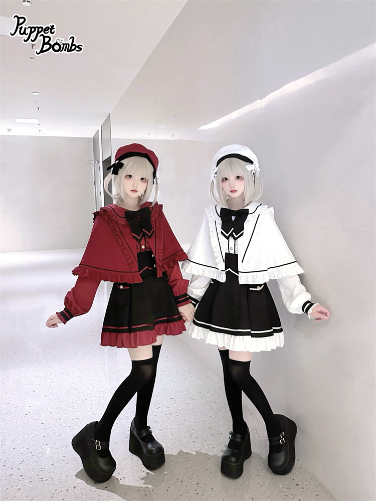 画像8: 【PuppetBombs】QS123 黒魔法少女ベレー帽 (8)