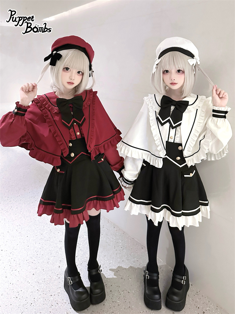 画像10: 【PuppetBombs】QS123 黒魔法少女ベレー帽 (10)