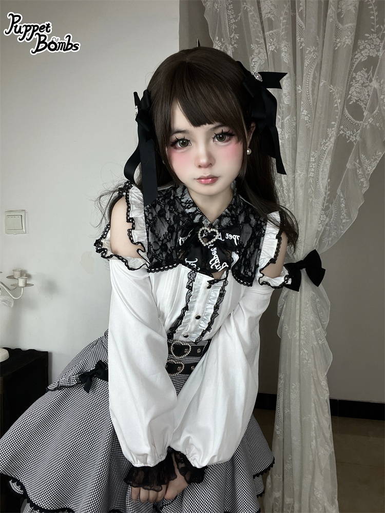 画像5: 【PuppetBombs】Q34 リボン&フリルティアードスカート (5)