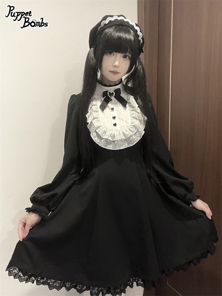 画像13: 【PuppetBombs】QS142ロングリボンベレー帽 (13)