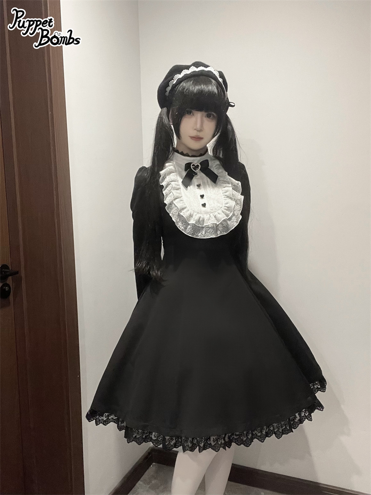 画像10: 【PuppetBombs】QS142ロングリボンベレー帽 (10)