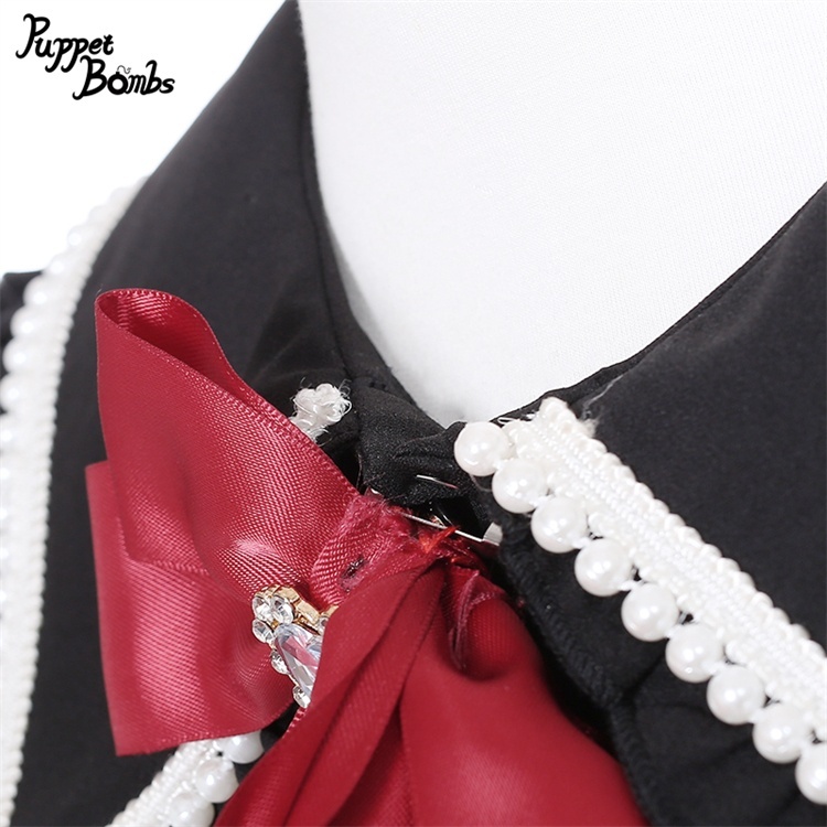 画像3: 【PuppetBombs】Q387 肩フリルボタンブラウス (3)