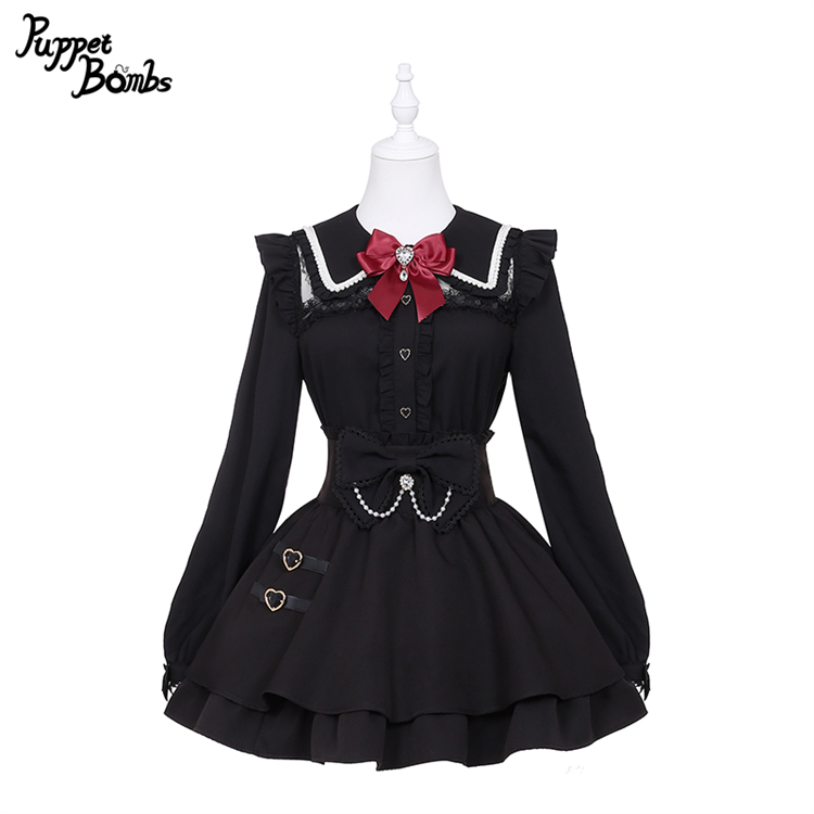 画像6: 【PuppetBombs】Q387 肩フリルボタンブラウス (6)