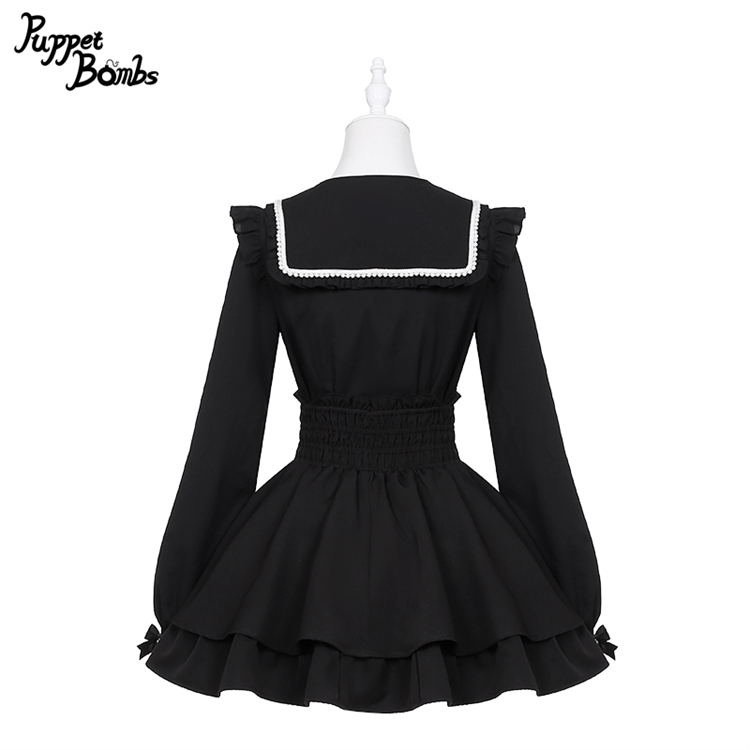 画像7: 【PuppetBombs】Q387 肩フリルボタンブラウス (7)