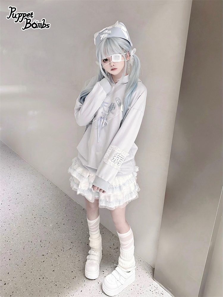 画像22: 【PuppetBombs】Q399 天使病パーカー (22)