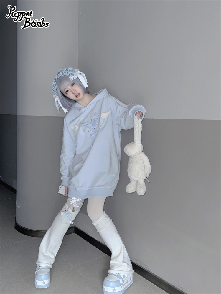 画像11: 【PuppetBombs】Q399 天使病パーカー (11)