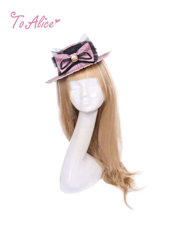 Last one】【ToAlice】S1354タータンチェックアイドルハット【2Buy30