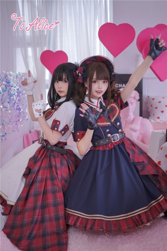 Last one】【ToAlice】S1354タータンチェックアイドルハット【40％OFF 