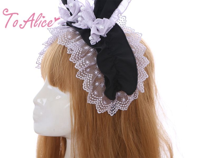 ToAlice】S2241星月うさぎフリルカチューシャ【2Buy30％OFF】 - To Alice