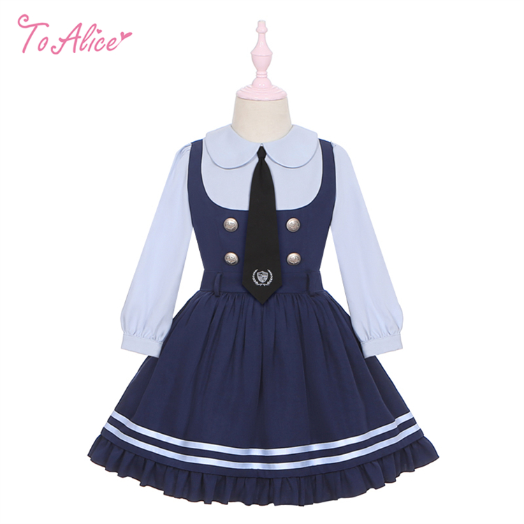 送料無料】【ToAlice Kids】TZC8090ポリスレイヤード風