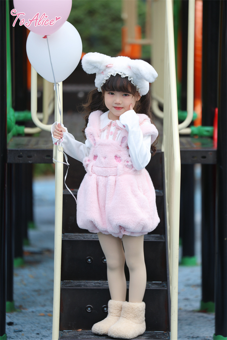 画像12: 【送料無料】TZC8500 いちご×肉球刺繍丸襟トップス《予約受付》 (12)