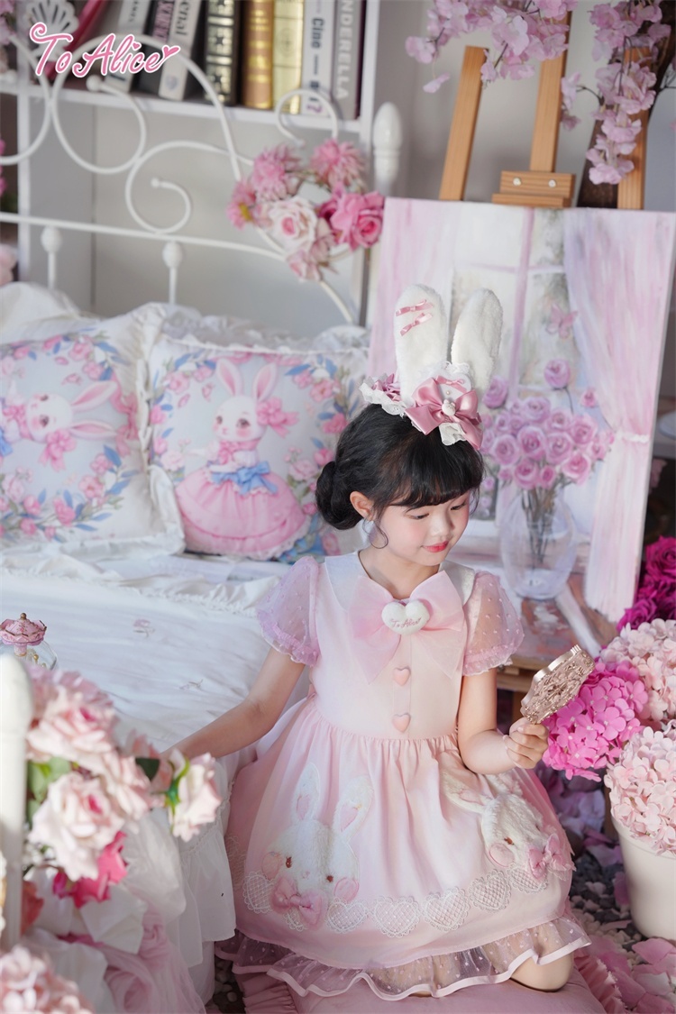 送料無料】【ToAlice Kids】TZL1319 うさぎ♡魔法少女ワンピース《予約